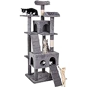 Photo 1 of 63in Cat Tree Tower for Indoor Cats Multi-Level Cat Condo Furniture Scratch Post for Kittens
