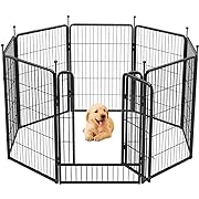 Photo 1 of FXW Rollick Dog Playpen Designed for Camping, Yard, 40" Height for Small/Medium Dogs, 8 Panels
