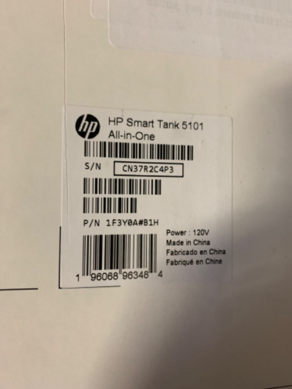Photo 3 of HP Smart-Tank 5101 Wireless All-in-One Ink-Tank Printer 