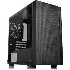 Photo 1 of Thermaltake Versa H18 Tempered Glass Black Spcc Micro ATX Gaming Computer Case CA-1J4-00S1WN-01 & Toughpower GX2 80+ Gold 600W SLI/Crossfire Ready Continuous Power ATX 12V V2.4/EPS V2.92 H18 Case