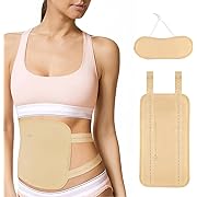 Photo 1 of AMCAY Castor Oil Pack for Liver Detox, Reusable Castor Oil Pack Wrap Kit with Adjustable Elastic Strap for Waist & Neck, Anti Oil Leak, Machine Washable, Organic Cotton, Storage Bag, 2 Pack (Khaki)
