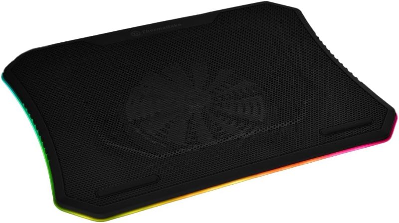 Photo 1 of Thermaltake Massive 20 RGB Steel Mesh Panel Single 200mm Fan 10"?19" Laptop Notebook Cooling Pad CL?N014?PL20SW?A
