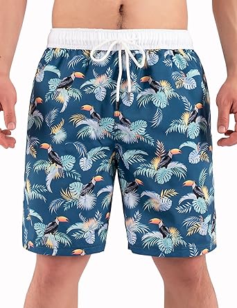 Photo 1 of SMONTY Mens Swim Trunks Quick Dry Swimming Shorts Beach Bathing Suit for Men Swimwear SIZE 2XL
