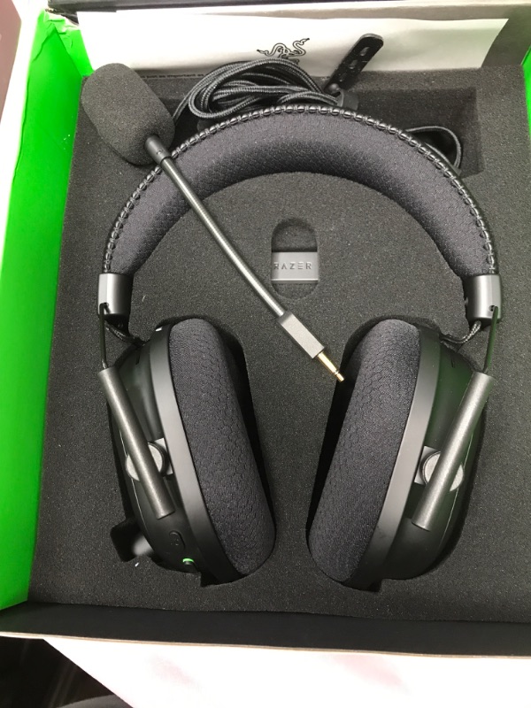 Photo 2 of Razer BlackShark V2 Pro Wireless Gaming Headset: THX 7.1 Spatial Surround Sound - 50mm Drivers - Detachable Mic - for PC, PS5, PS4, Switch, Black Classic Black