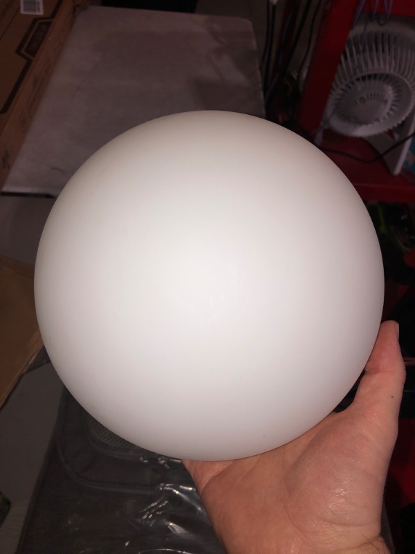 Photo 1 of (NON-REFUNDABLE) FANOAULEA 8 Inch Solar Ball Light, Outdoor Glow Globe Lights Table Lamp with Remote Control, LED Night Light 10 Modes RGB Color Changing, Waterproof Solar Power for Garden Lawn Yard Pathway Decor