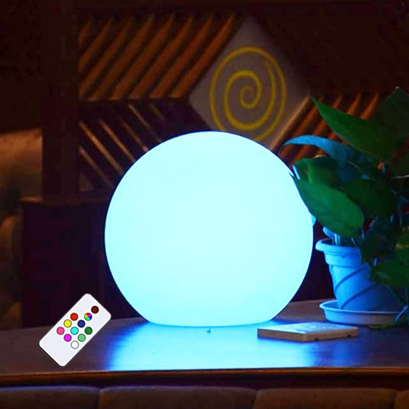 Photo 1 of (NON-REFUNDABLE) FANOAULEA 8 Inch Solar Ball Light, Outdoor Glow Globe Lights Table Lamp with Remote Control, LED Night Light 10 Modes RGB Color Changing, Waterproof Solar Power for Garden Lawn Yard Pathway Decor