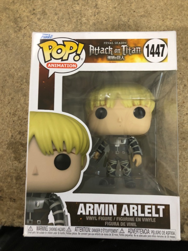 Photo 2 of Funko Pop! Animation: Attack on Titan - Armin Arlelt with Chase (Styles May Vary)