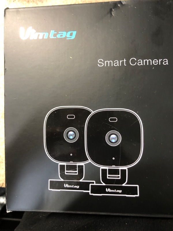 Photo 2 of VIMTAG Mini G3 Security Camera Outdoor/Indoor with Spotlight, Plug-in 2.5K/4MP HD Full-Color Night Vision Home Cam with AI Human Detection, Cloud/SD Card Storage, Support Alexa & 2.4Ghz WiFi (White) 2.5K/4MP White 2 Pack