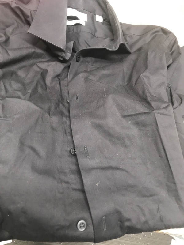 Photo 2 of Calvin Klein Men's Dress Shirt Regular Fit Non Iron