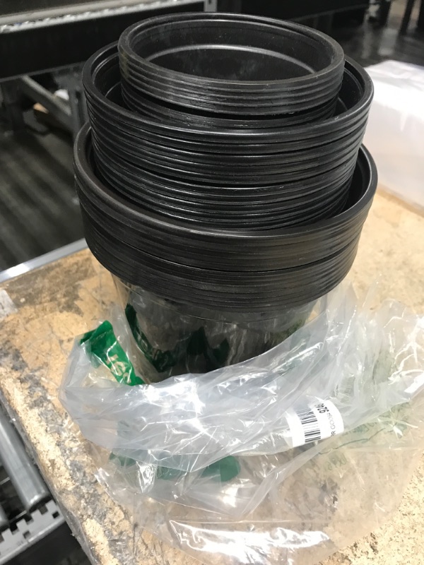 Photo 1 of 36 Pack Plastic Planters 