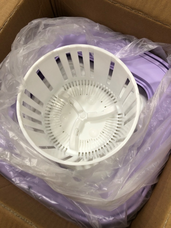 Photo 1 of 8L Portable washing machine, Mini washing machine, Foldable Bucket Washer for Washing Baby Clothes, Underwear, Suitable for Camping, RV, Travel, Small Spaces, Lightweight UZ2000