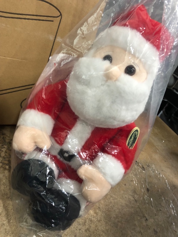 Photo 2 of Bearington Santa Claus Plush, 16 Inch Stuffed Santa, Christmas Plush Toys 16" Santa Claus