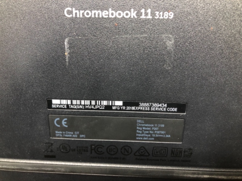 Photo 5 of DELL CHROMEBOOK 11 3189 4GB 32GB