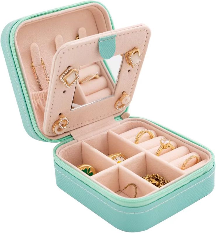 Photo 1 of TRAVEL JEWELRY BOX WITH HEART ZIP 