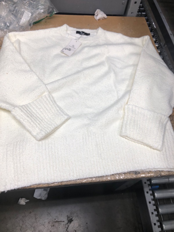 Photo 1 of LILLUSORY Women's Oversized Sweaters Fuzzy Chunky Warm Pullover Sweater