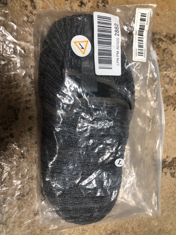 Photo 1 of dark gre slide in slippers large 