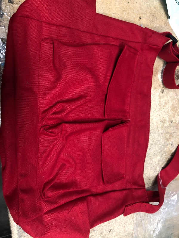 Photo 1 of LARGE CANVAS DUFFEL BAG RED 