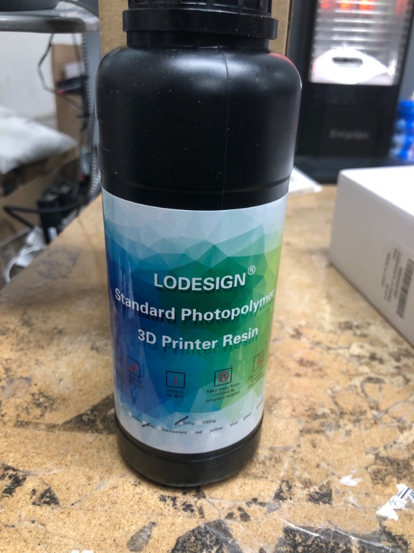 Photo 1 of LODESIGN 3D PRINTER RESIN GREY 