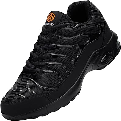 Photo 1 of DKMILYAIR STEEL TOE SHOES FOR WOMEN LIGHTWEIGHT AIR CUSHION SAFETY TENNIS SHOES 10.5 BLACK 