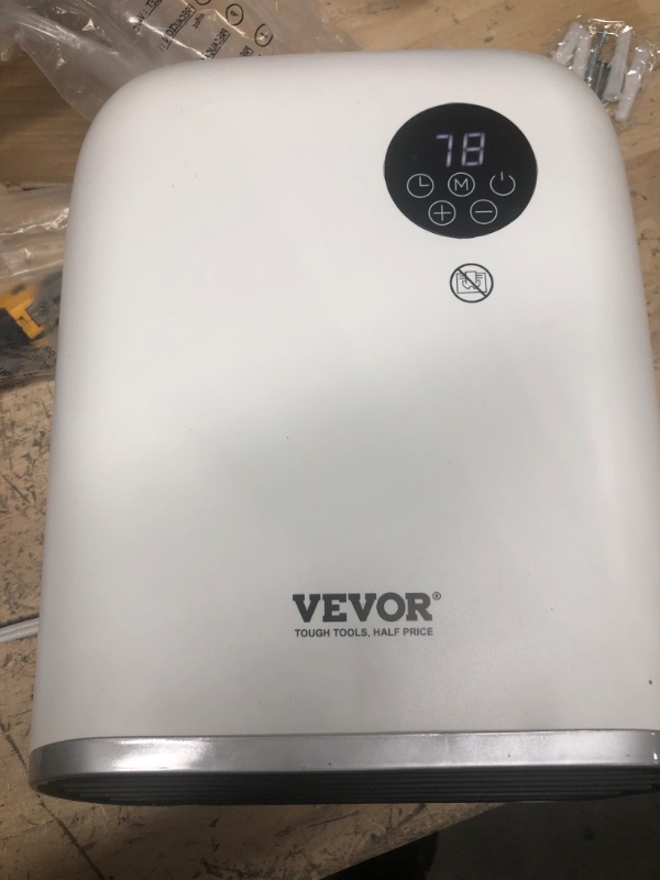 Photo 2 of * important * see notes *
VEVOR Electric Wall Heater 1500W, Small Space Heaters with Touch Screen & Wireless Remote Control,