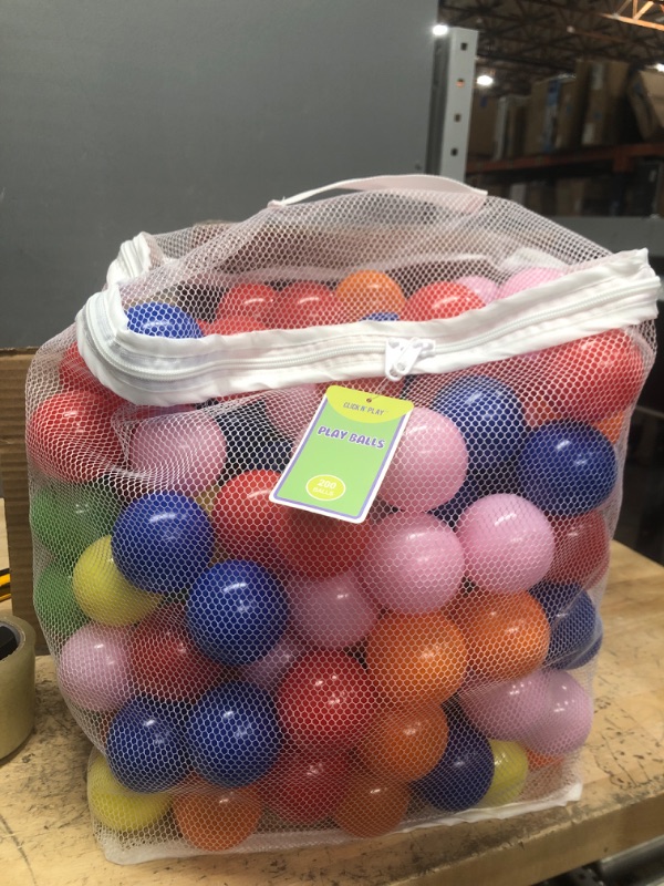 Photo 2 of Click N' Play Pack of 200 Phthalate Free BPA Free Crush Proof Plastic Ball, Pit