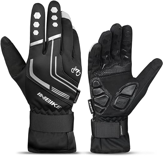 Photo 1 of ***LARGE***
INBIKE Cycling Gloves for Men Winter Windproof Reflective Thermal Gel Pads Touch Screen
