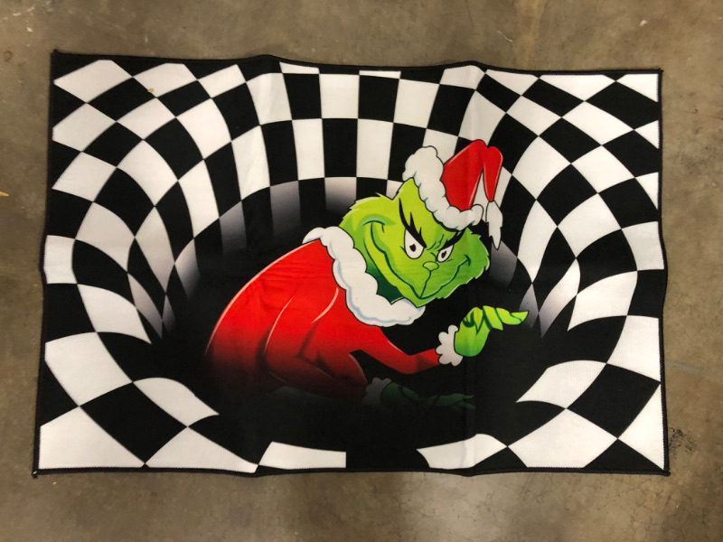 Photo 1 of 35X22 GRINCH CHRISTMAS DOOR MAT