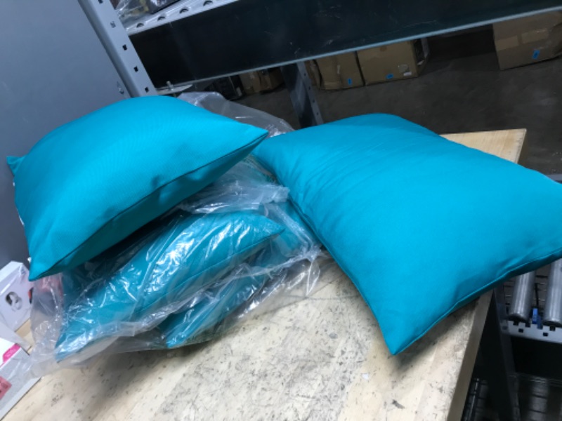 Photo 1 of 4 GREEN OUTDOOR CUSHIONS