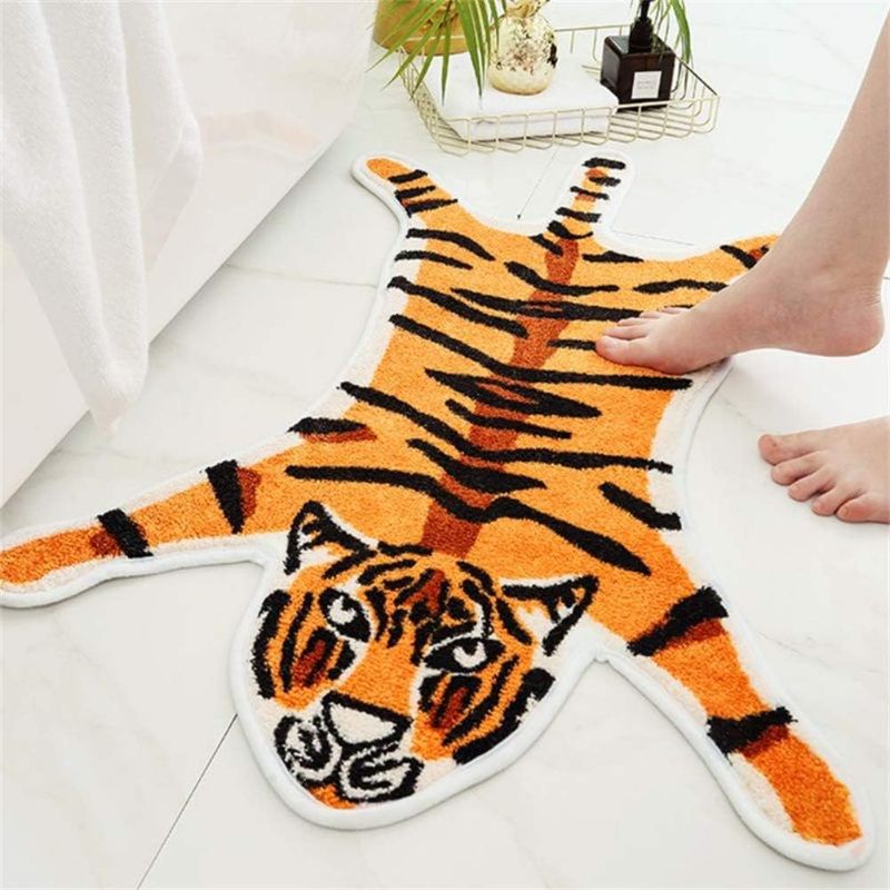 Photo 1 of 32" long childs tiger rug