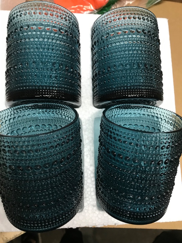 Photo 1 of 4 navy small glass cups
