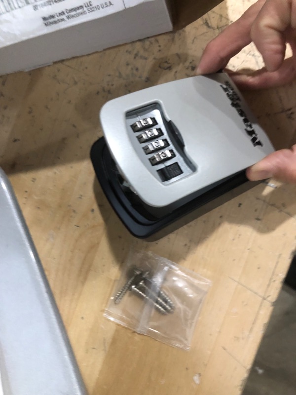 Photo 1 of 3-1/4" Set Your Own Combination Wall Lock Box
