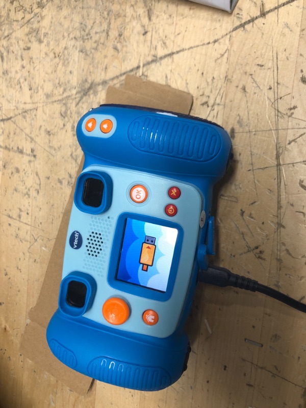 Photo 2 of **MISSING POWER CORD**
VTech KidiZoom Camera Pix, Blue (Frustration Free Packaging) Blue Frustration-Free Packaging