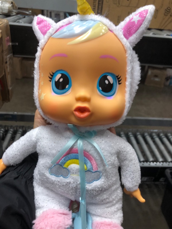 Photo 2 of **FACE LIGHTS UP AND BABY HAS SOUND EFFECTS**
Cry Babies Goodnight Dreamy - Sleepy Time Baby Doll with LED Lights, for Girls and Boys Ages 18M and Up, Multicolor
