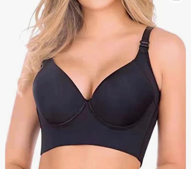 Photo 1 of black triple D women's deep cup bra