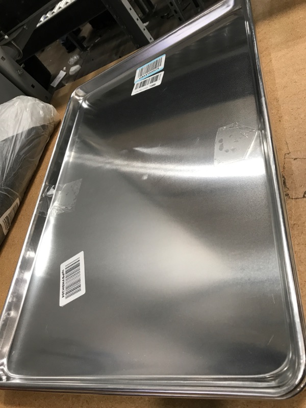 Photo 2 of ****needs a claning****TeamFar Baking Sheets Set of 3, Stainless Steel Cookie Sheet Baking Tray Pan, 16x12x1 inch, Non Toxic & Rust Free, Easy Clean & Dishwasher Safe 3-Piece