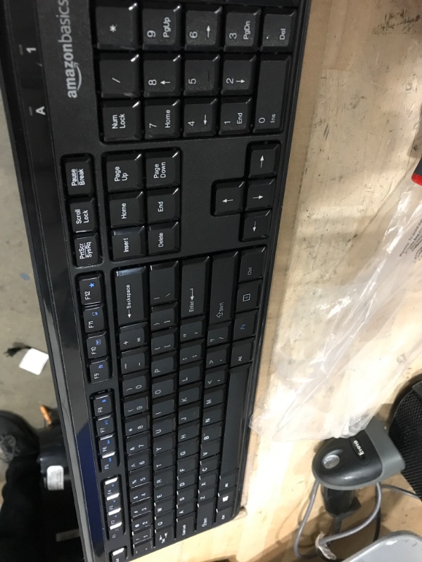 Photo 2 of Amazon Basics Wireless Keyboard-Quiet and Compact-US Layout (QWERTY)