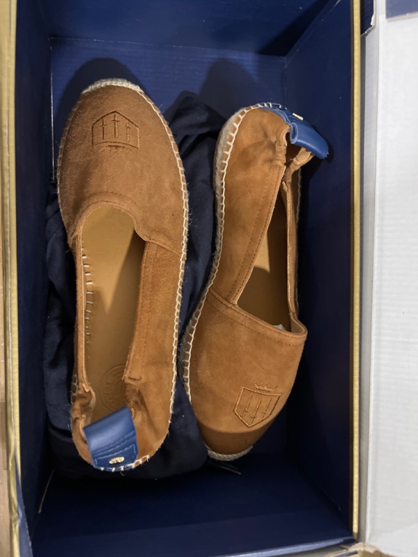 Photo 2 of Fairfax and Favor Monaco Flat Espadrille (Tan) Women's Shoes size 7.5