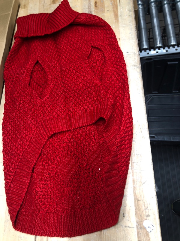 Photo 1 of LARGE RED DOG SWEATER