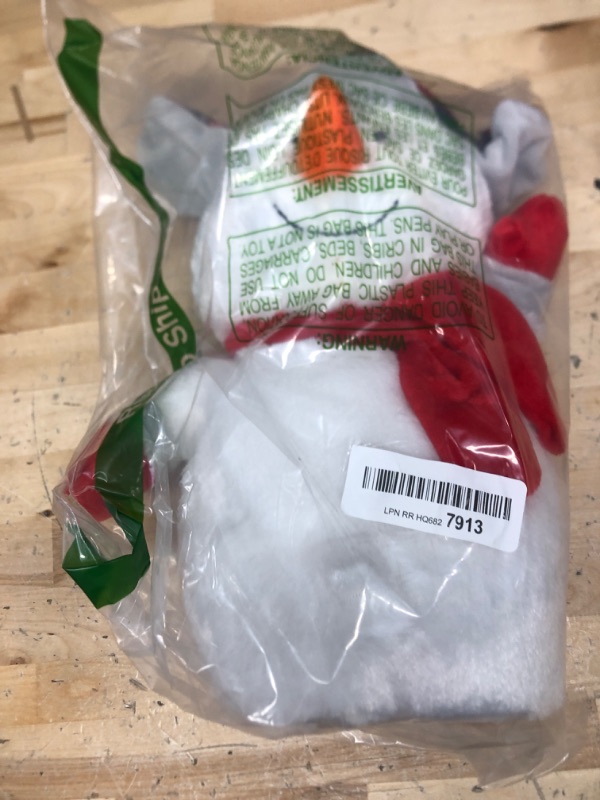 Photo 1 of HollyHOME Animated Christmas Snowman Plush Singing Snowman Doll with LED Lights Xmas Musical Toy Gift for Kids 13 inch Cute Snowman