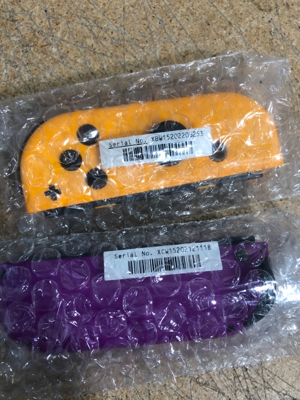 Photo 2 of ***SEE NOTES***Nintendo Neon Purple/ Neon Orange Joy-Con (L-R) - Switch