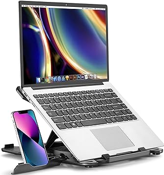 Photo 1 of Lifelong X-tend Adjustable Laptop Stand, Ergonomic, Portable, Compatible with Laptops, Tablets, Smartphones
