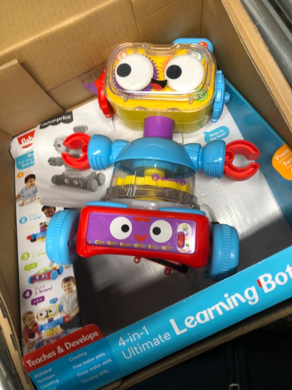 Photo 2 of Fisher-Price 4-in-1 Robot Toy, Baby Toddler and Preschool Toy with Lights Music and Smart Stages Educational Content?