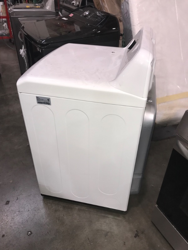 Photo 3 of LG 7.3-cu ft Electric Dryer (White) ENERGY STAR