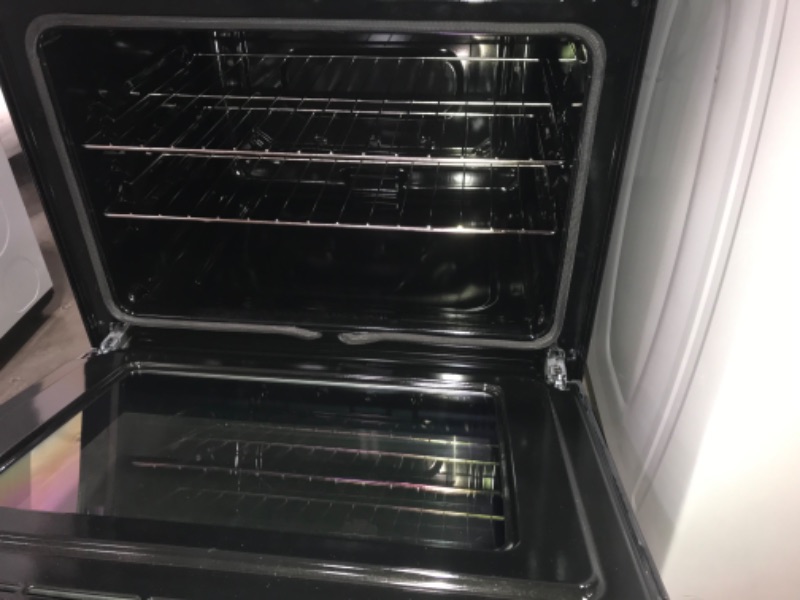 Photo 3 of Frigidaire 30-in Glass Top 5 Elements 5.3-cu ft Steam Cleaning Slide-in Electric Range