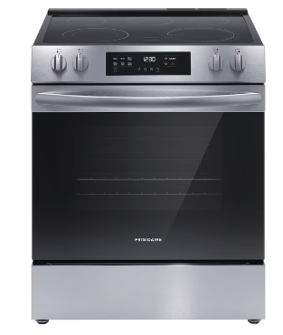 Photo 1 of Frigidaire 30-in Glass Top 5 Elements 5.3-cu ft Steam Cleaning Slide-in Electric Range