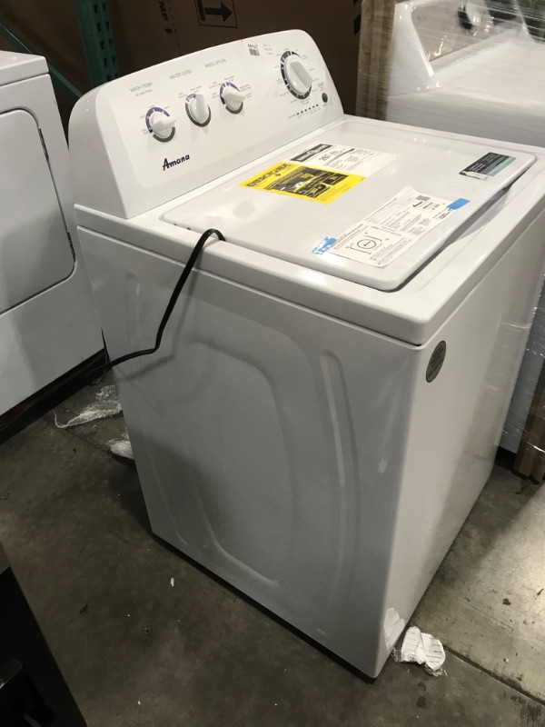 Photo 4 of Amana 3.8-cu ft High Efficiency Agitator Top-Load Washer (White)