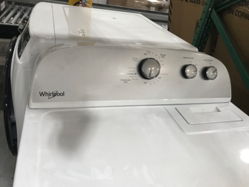 Photo 4 of Whirlpool 7-cu ft Electric Dryer (White)