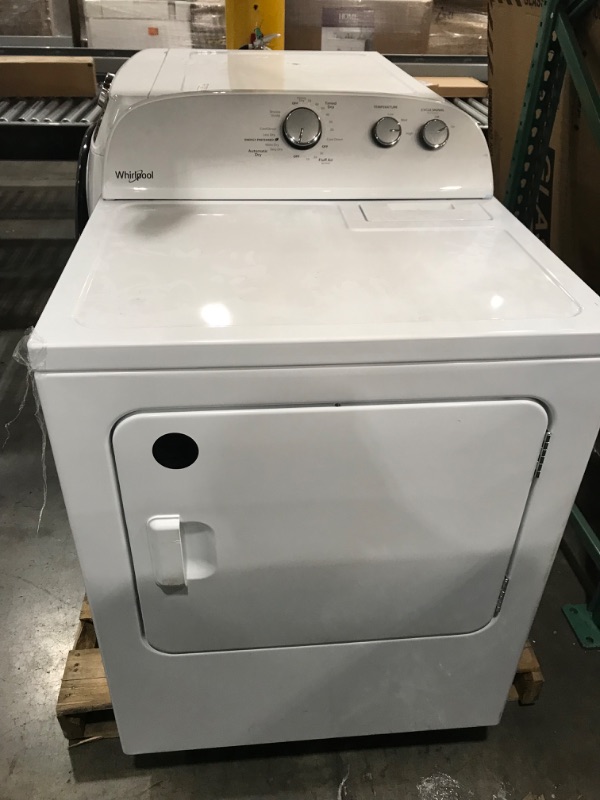 Photo 2 of Whirlpool 7-cu ft Electric Dryer (White)