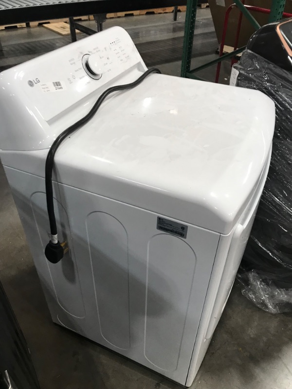 Photo 5 of LG 7.3-cu ft Electric Dryer (White) ENERGY STAR