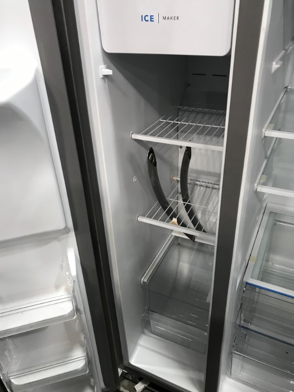 Photo 3 of Frigidaire 25.6-cu ft Side-by-Side Refrigerator with Ice Maker